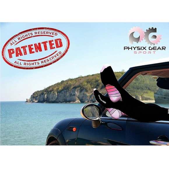 Physix Gear Sport Stamina Unisex Graduated Compression Socks XXL Anti-Fatigue 🧦 - Picture 6 of 13